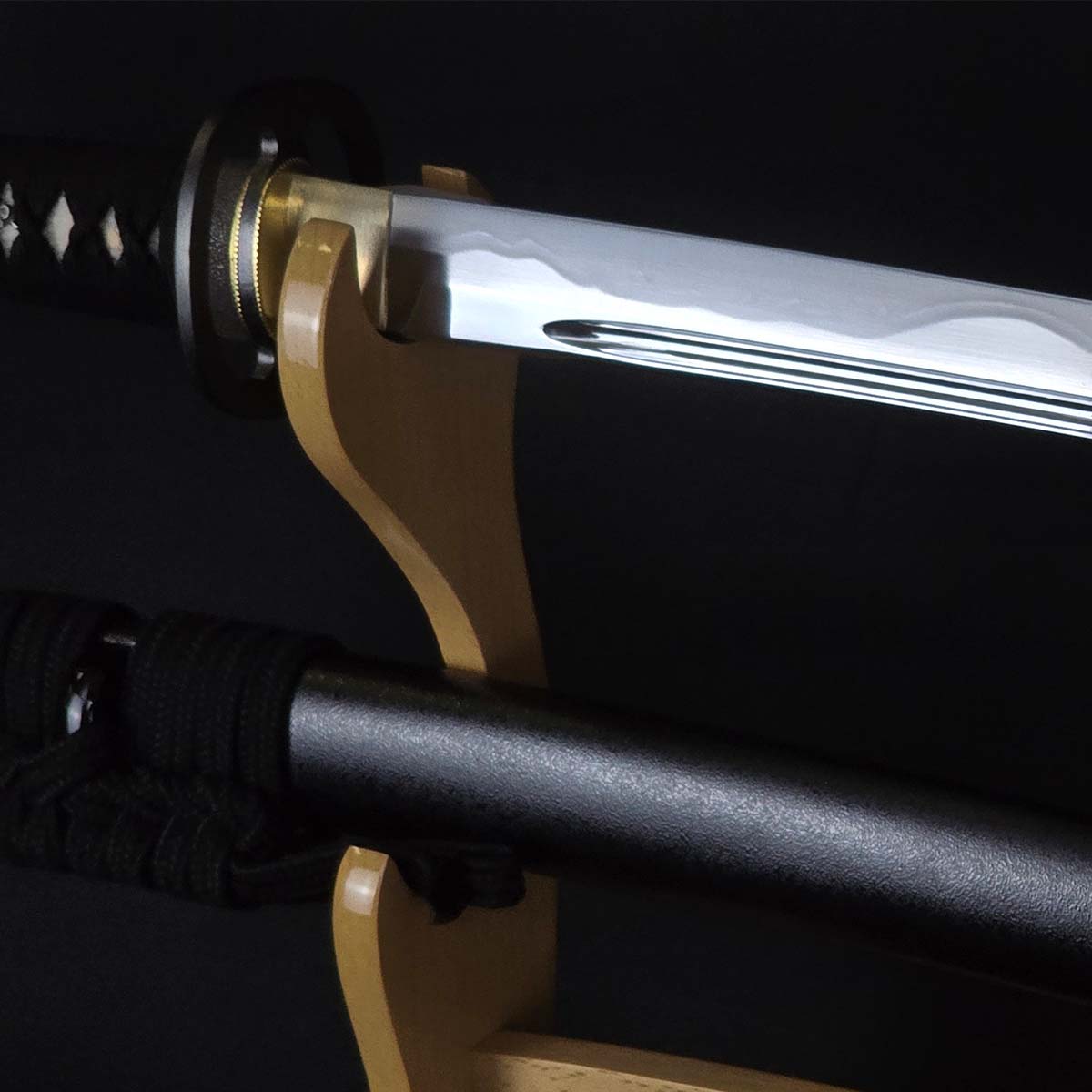 即納品 長篠一文字 本格シリーズ 2尺4寸5分 刀袋付 居合刀-商品画像