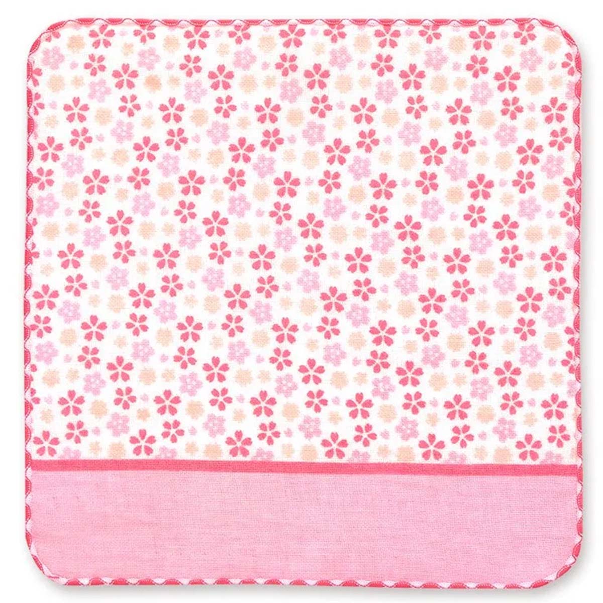【ハンカチ】町娘のハンカチーフ 桜  FLORISTE 花屋篇  02842-商品画像