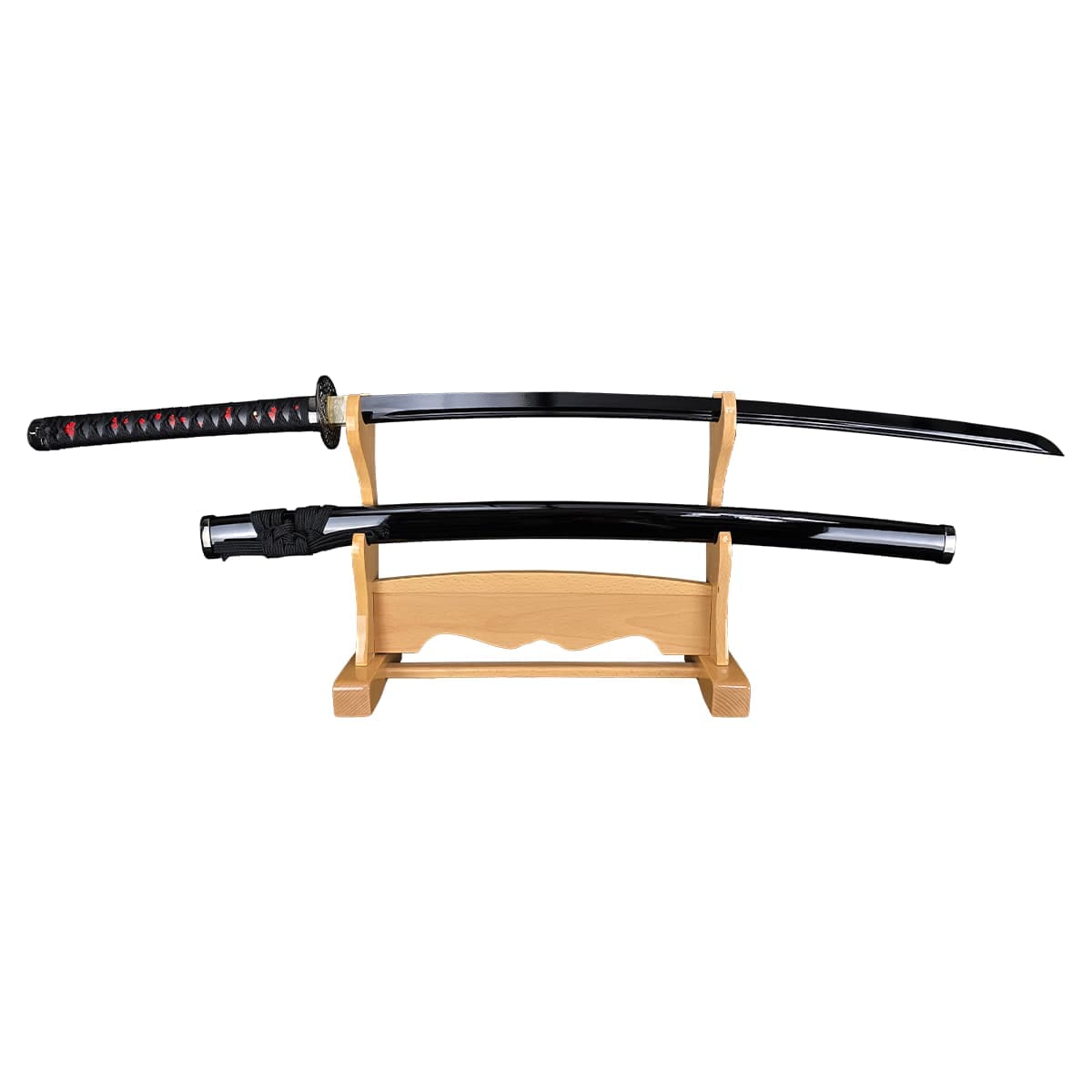 黒斬剣 艶桜拵え 樋入り黒塗り刀身 模造刀｜【公式】模造刀