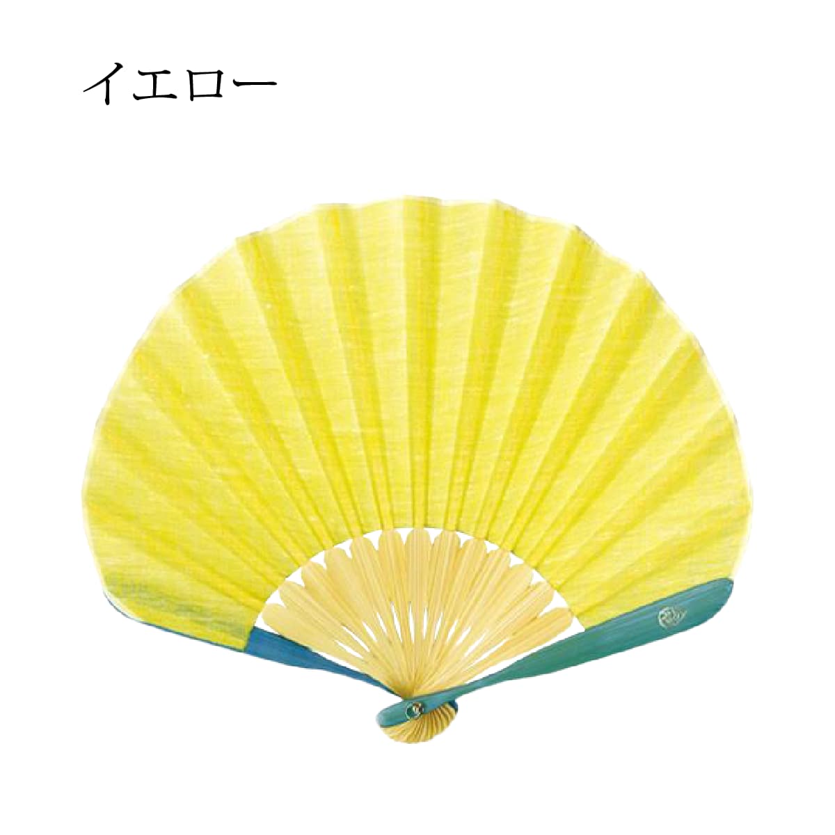 婦人布扇子 フレンチリネン 扇子箱付-商品画像