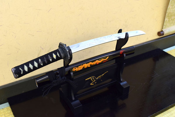 ミニドラゴン S 刀身竜彫 模造刀-商品画像