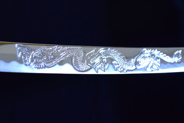 ミニドラゴン S 刀身竜彫 模造刀-商品画像