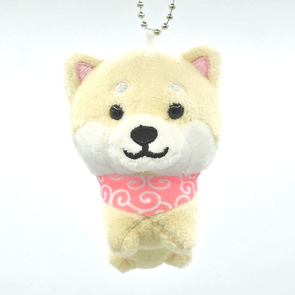 旅するマメしば まめこ ぬいぐるみボールチェーンキーホルダー-商品画像