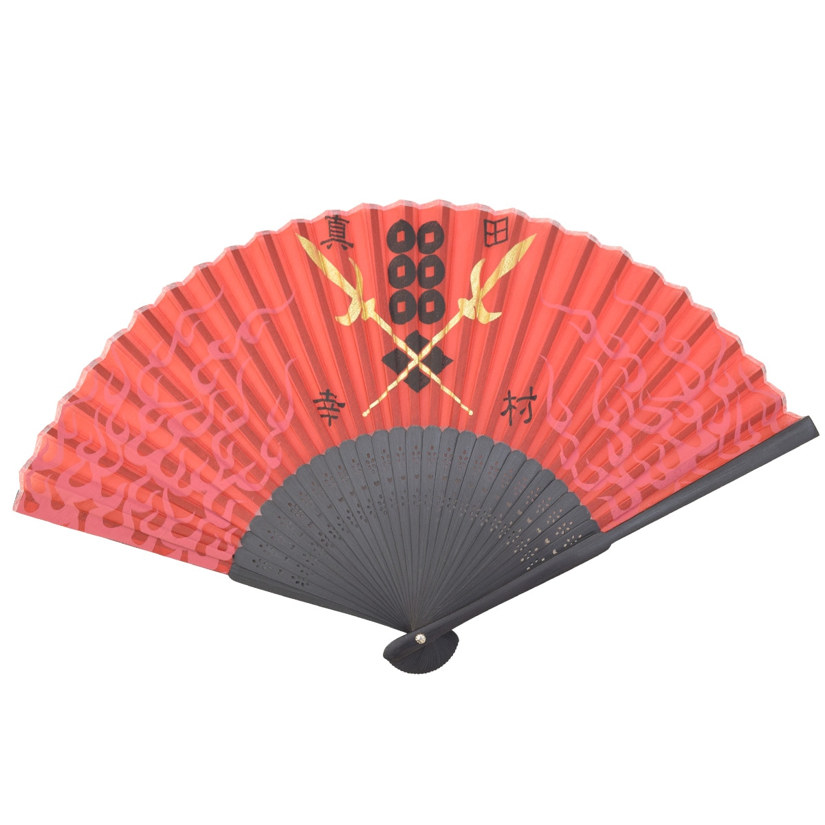アートシルク扇子 真田幸村 ファイヤーソード-商品画像
