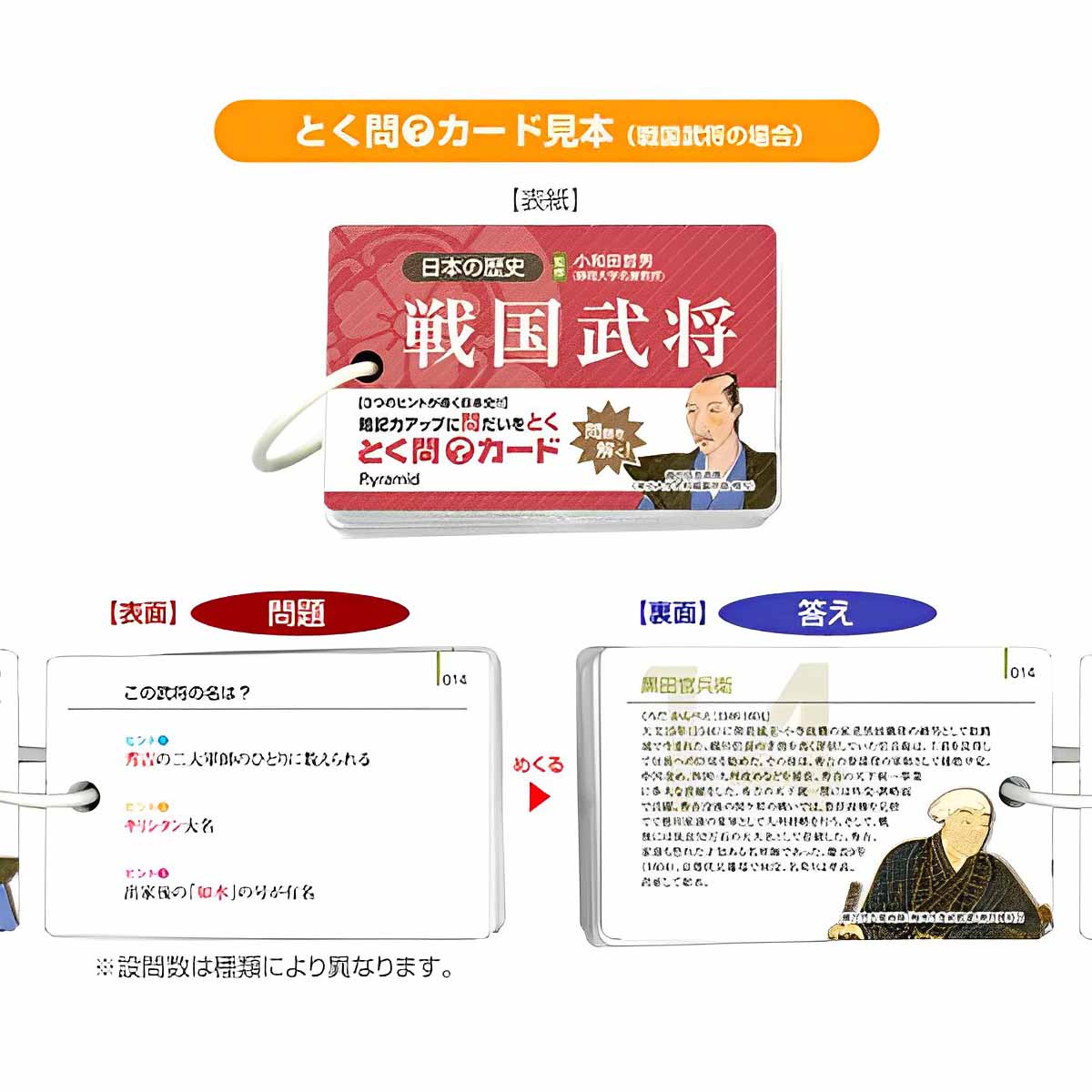 とく問カード秀吉録-商品画像