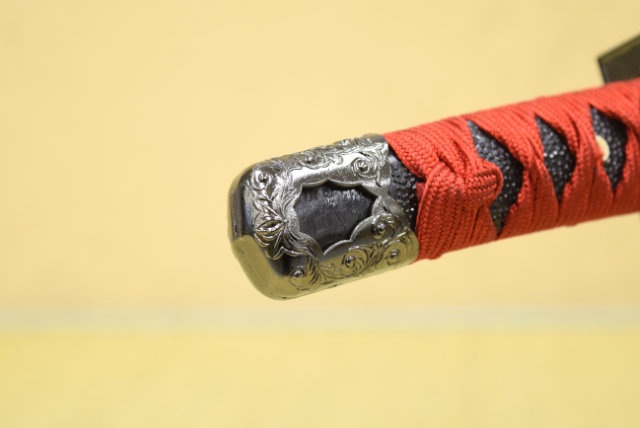 ミニ忍者刀 くノ一 刀掛台付 模造刀-商品画像