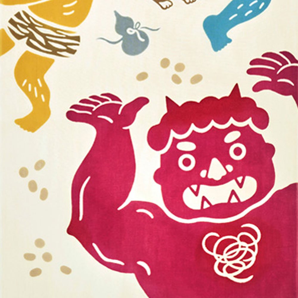 注染手ぬぐい 節分鬼退治 日本製｜【公式】模造刀・居合刀の専門店「忍屋」