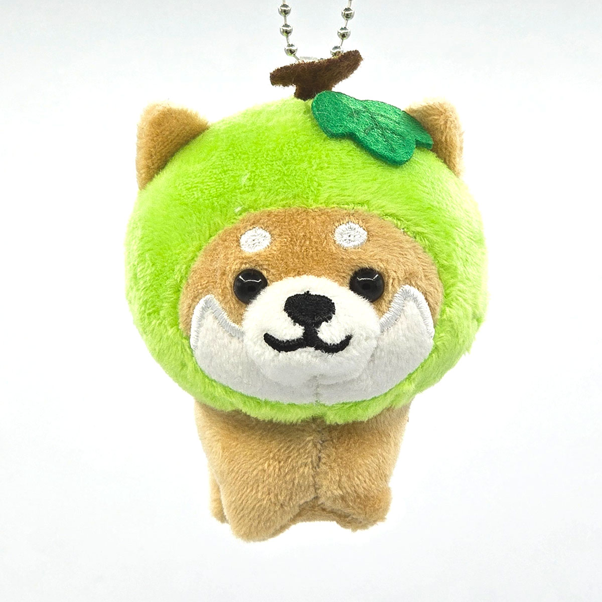 旅するマメしば シャインマスカット ぬいぐるみボールチェーンキーホルダー-商品画像