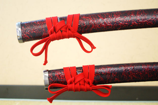 赤雲 大刀 小刀セット 模造刀-商品画像