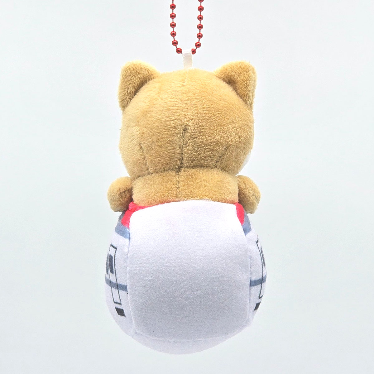 旅するマメしば E6系 ぬいぐるみボールチェーンキーホルダー-商品画像