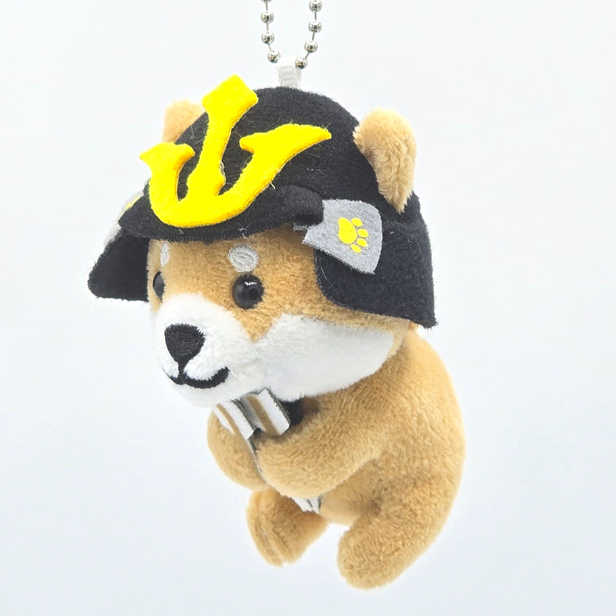 旅するマメしば 毛利元就 ぬいぐるみボールチェーンキーホルダー-商品画像