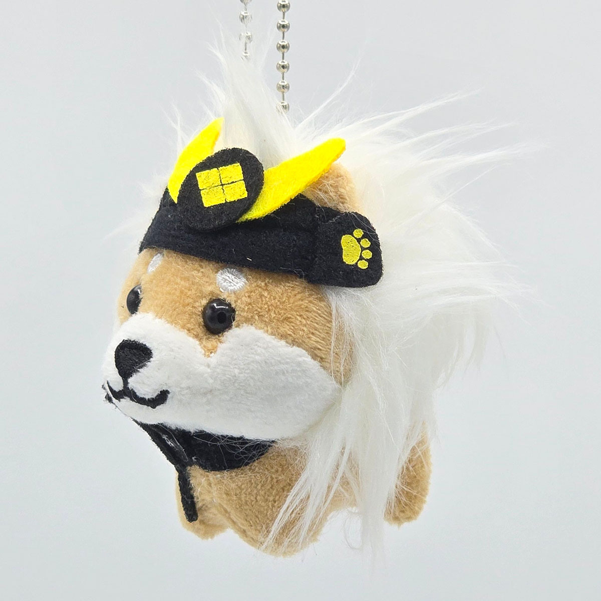 旅するマメしば 武田信玄 ぬいぐるみボールチェーンキーホルダー-商品画像