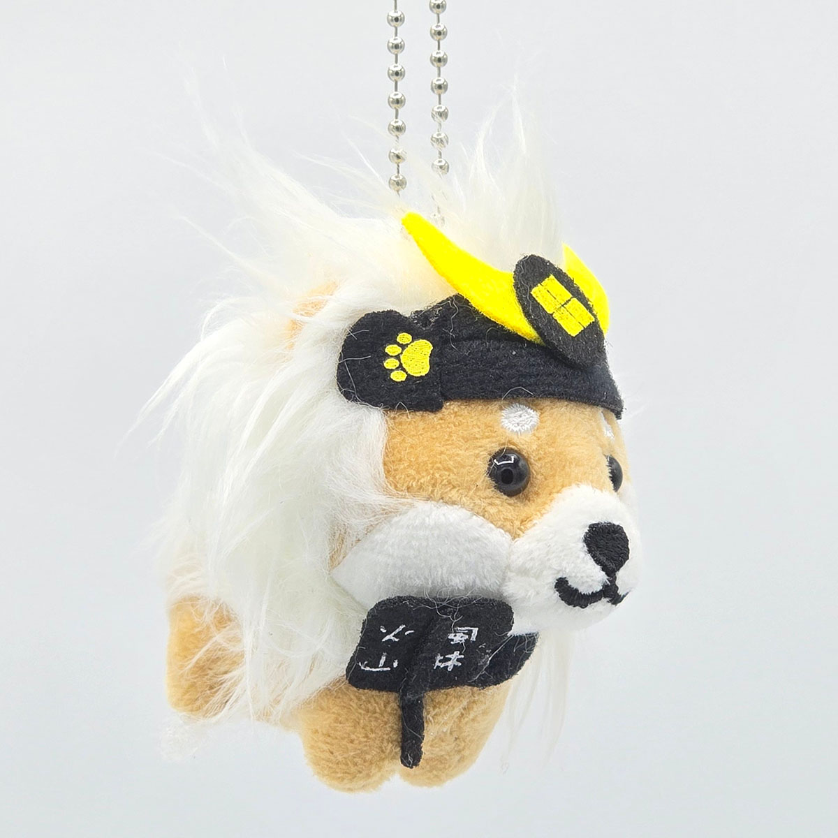 旅するマメしば 武田信玄 ぬいぐるみボールチェーンキーホルダー-商品画像