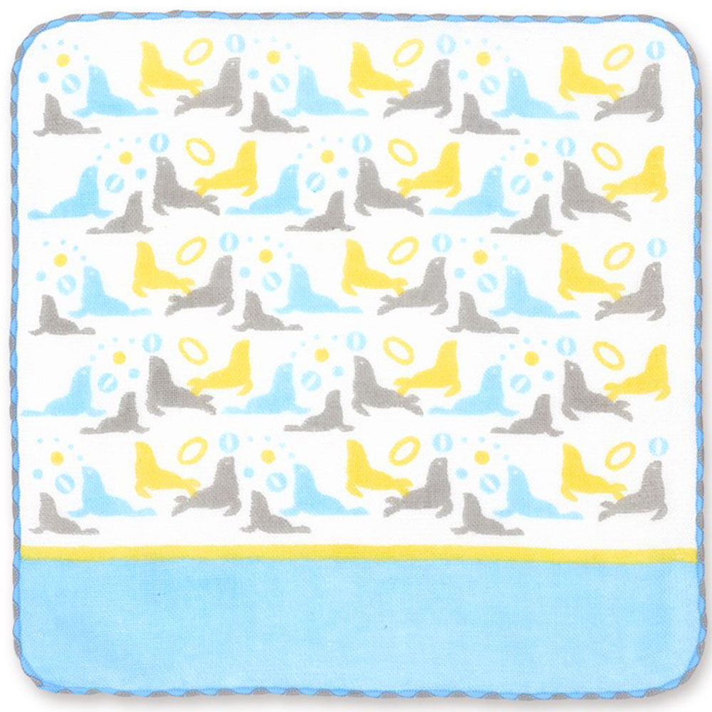 ハンカチ町娘のハンカチーフ アシカとボール HOLIDAY 水族館篇-商品画像