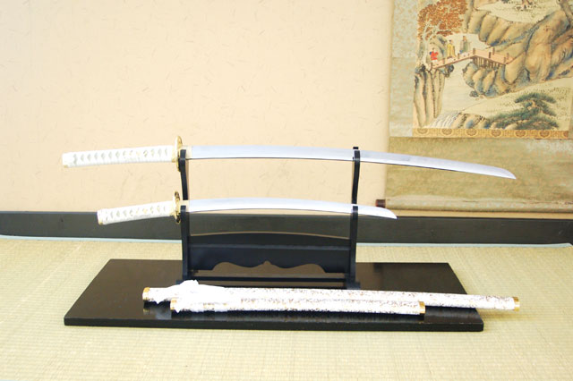 白金雲 大刀 小刀セット 模造刀｜【公式】模造刀・居合刀の専門店「忍屋」