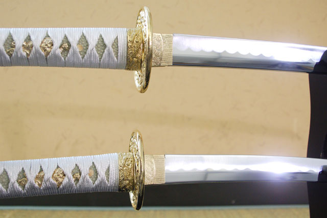 白金雲 大刀 小刀セット 模造刀｜【公式】模造刀・居合刀の専門店「忍屋」