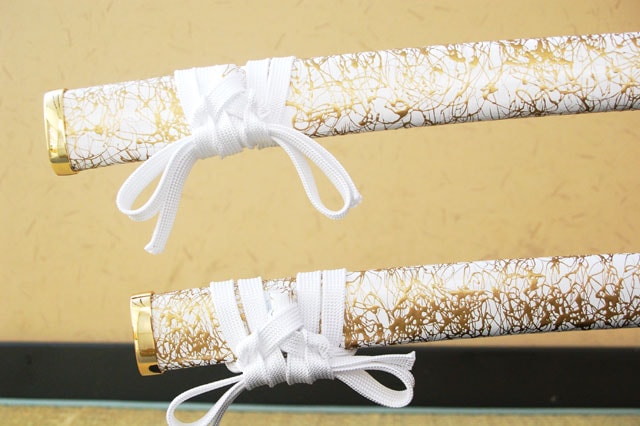 白金雲 大刀 小刀セット 模造刀-商品画像