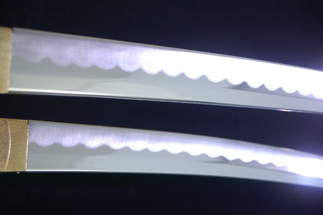 白金雲 大刀 小刀セット 模造刀-商品画像