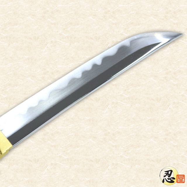 懐剣 白金雲鞘 白糸下緒 模造刀-商品画像