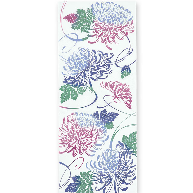 注染手ぬぐい 舞菊 秋 花圃 日本製 きくキク 日本製-商品画像