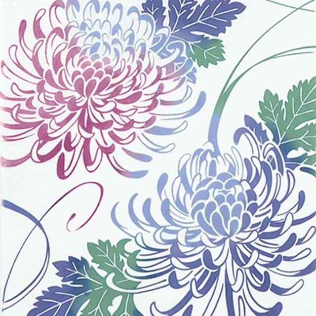 注染手ぬぐい 舞菊 秋 花圃 日本製 きくキク 日本製-商品画像