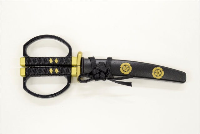 日本刀はさみ 織田信長宗三左文字モデル ニッケン刃物-商品画像