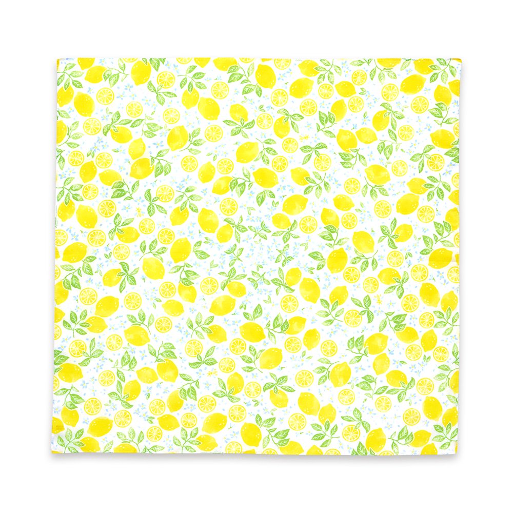 ハンカチ 和ざらしはんかち to* レモン グリーン 日本製 綿100% 和ざらし-商品画像