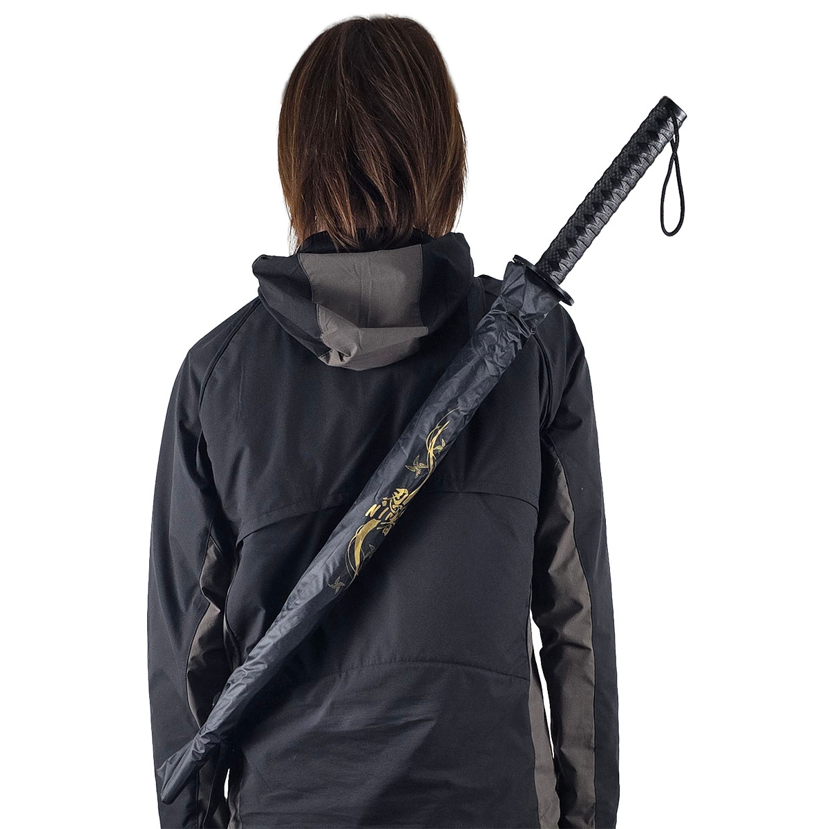 忍者傘  晴雨兼用 UVカット99％ 長傘 親骨60cm -商品画像