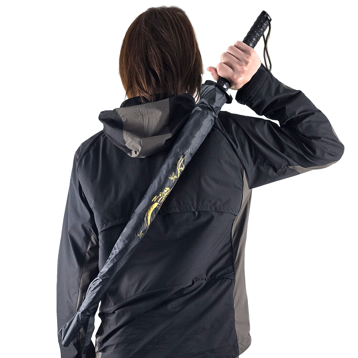 忍者傘  晴雨兼用 UVカット99％ 長傘 親骨60cm -商品画像