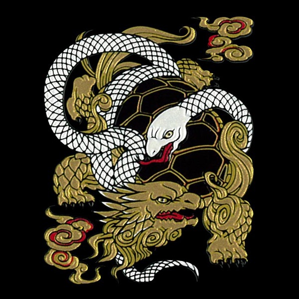 蒔絵シール 守護神獣絵巻 玄武-商品画像