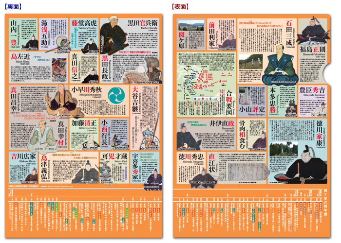 読むクリアファイル 関ケ原合戦年譜-商品画像