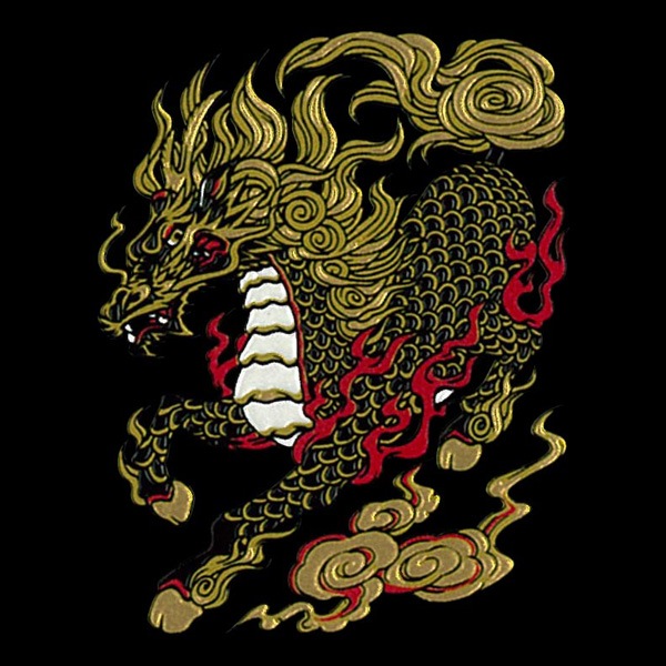 蒔絵シール 守護神獣絵巻 麒麟｜【公式】模造刀・居合刀の専門店「忍屋」