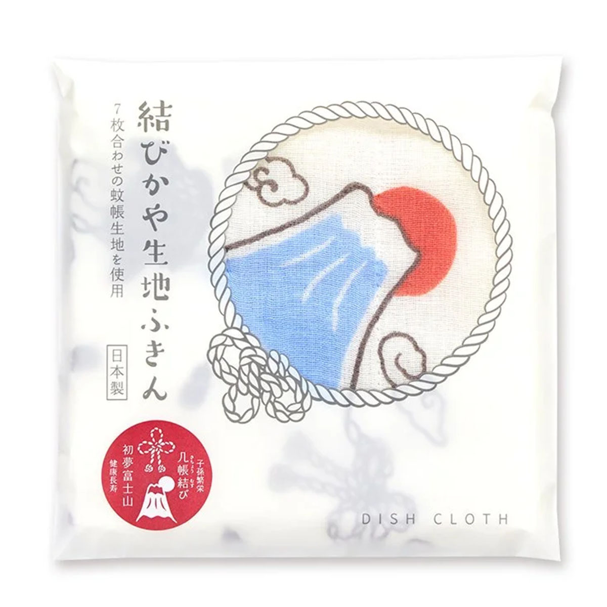 【かやふきん】結びかや生地ふきん -商品画像