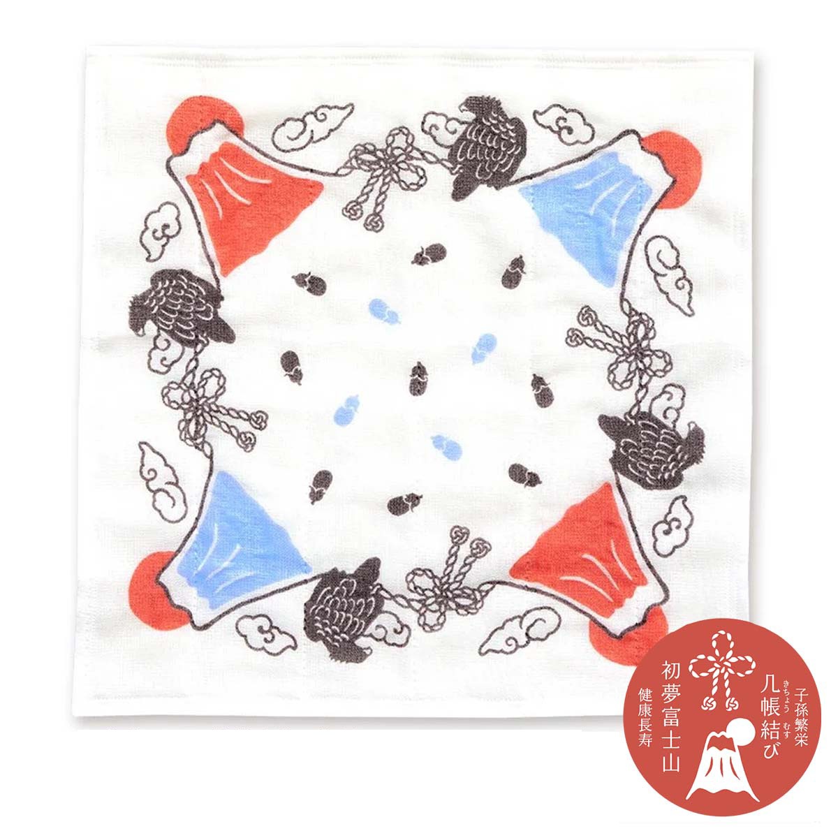 【かやふきん】結びかや生地ふきん -商品画像