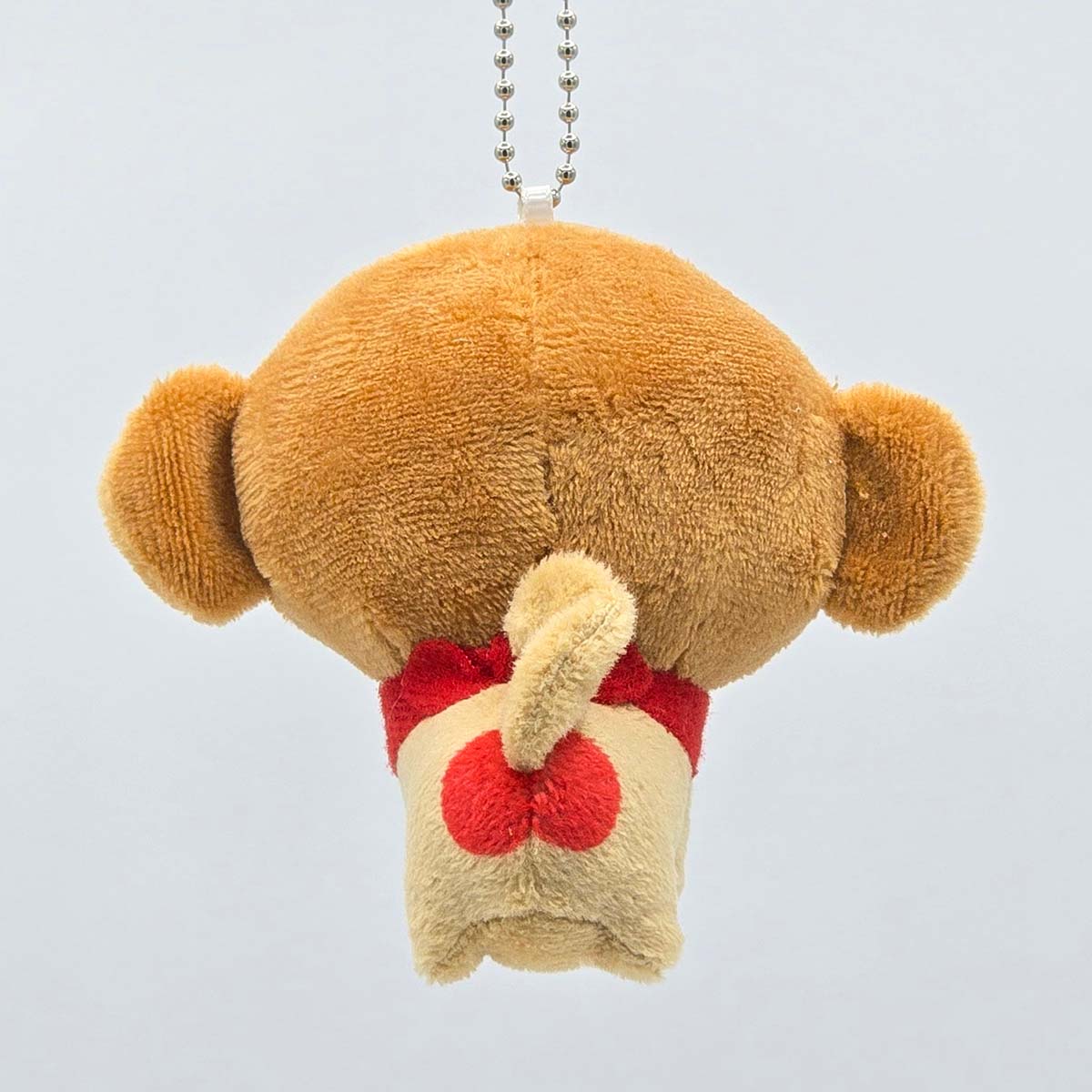 旅するマメしば さる  ぬいぐるみボールチェーンキーホルダー-商品画像