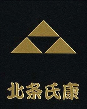 戦国武将蒔絵シール 北条氏康 北条鱗 ゴールド-商品画像