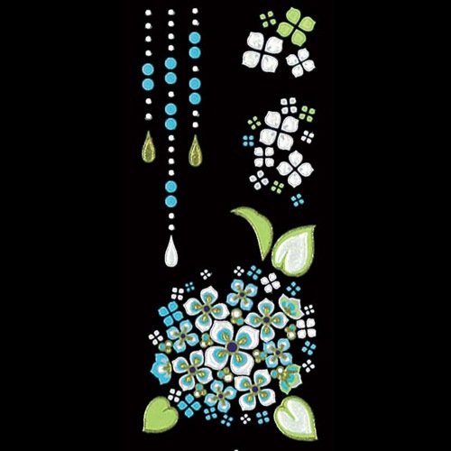 蒔絵シール 舞妓はんの華かんざし 6月紫陽花-商品画像