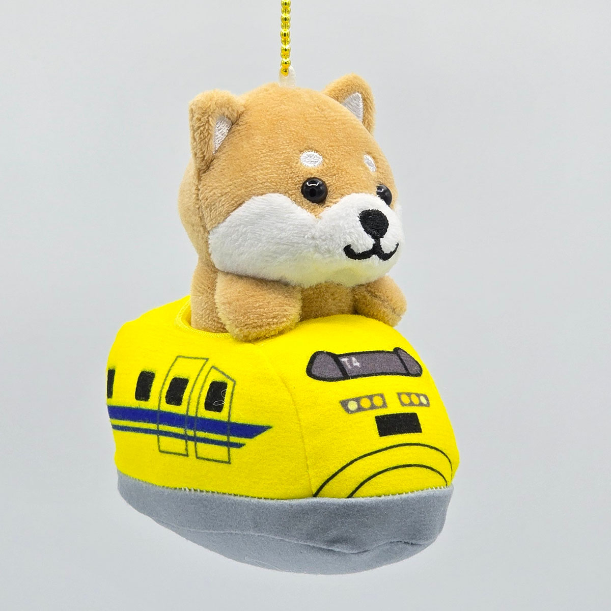 旅するマメしば ドクターイエロー ぬいぐるみボールチェーン