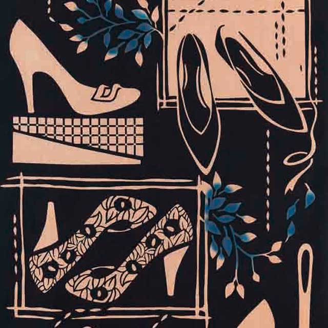 注染手ぬぐい Shoes repair ひとひら浪漫 日本製-商品画像