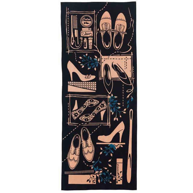 注染手ぬぐい Shoes repair ひとひら浪漫 日本製-商品画像