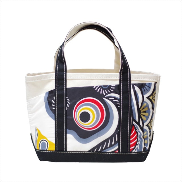 こい屋 鯉のぼり帆布トートバッグ 小 左向き 左肩掛け-商品画像