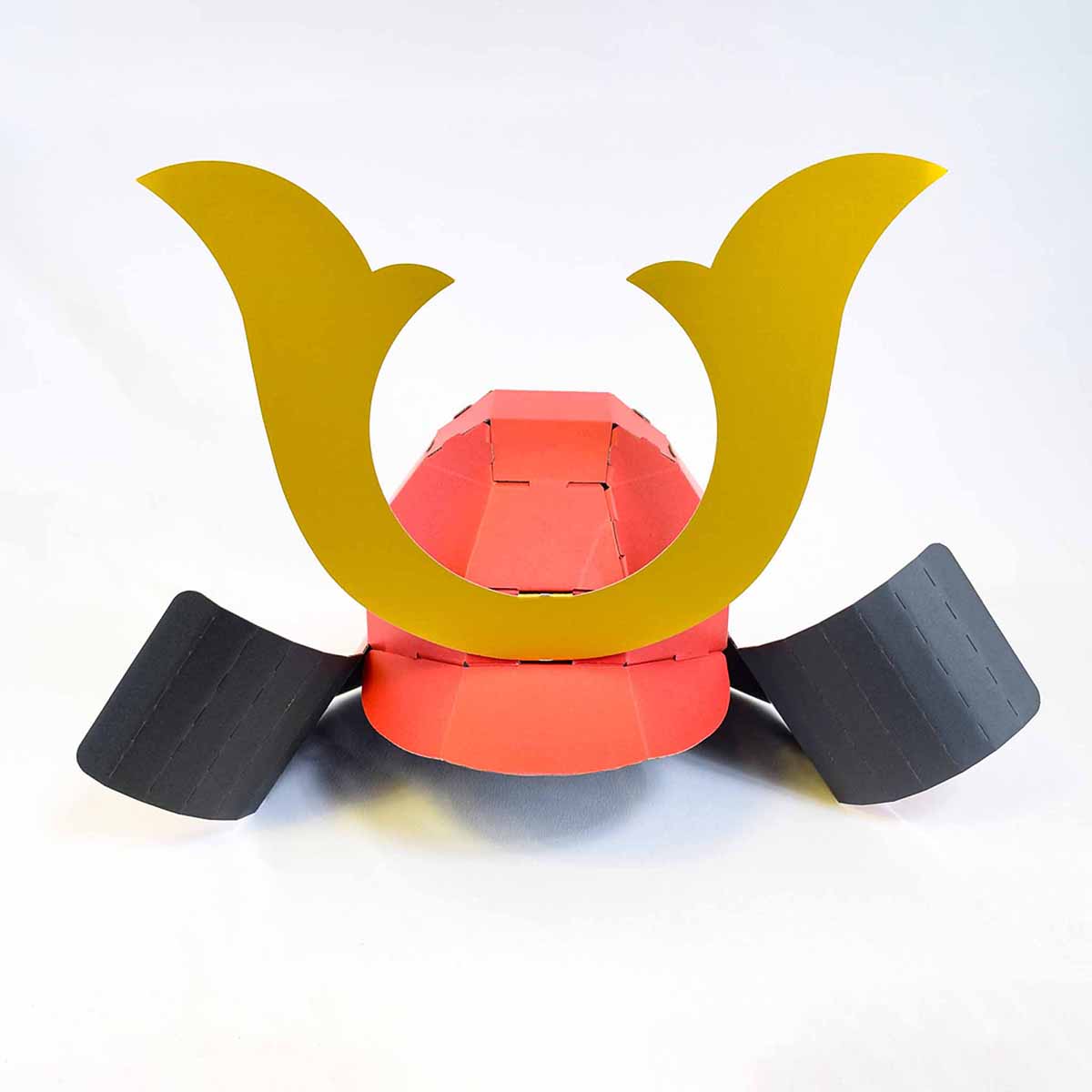 侍ヘルメット typeA しのびやオリジナル 紙兜 組み立て-商品画像