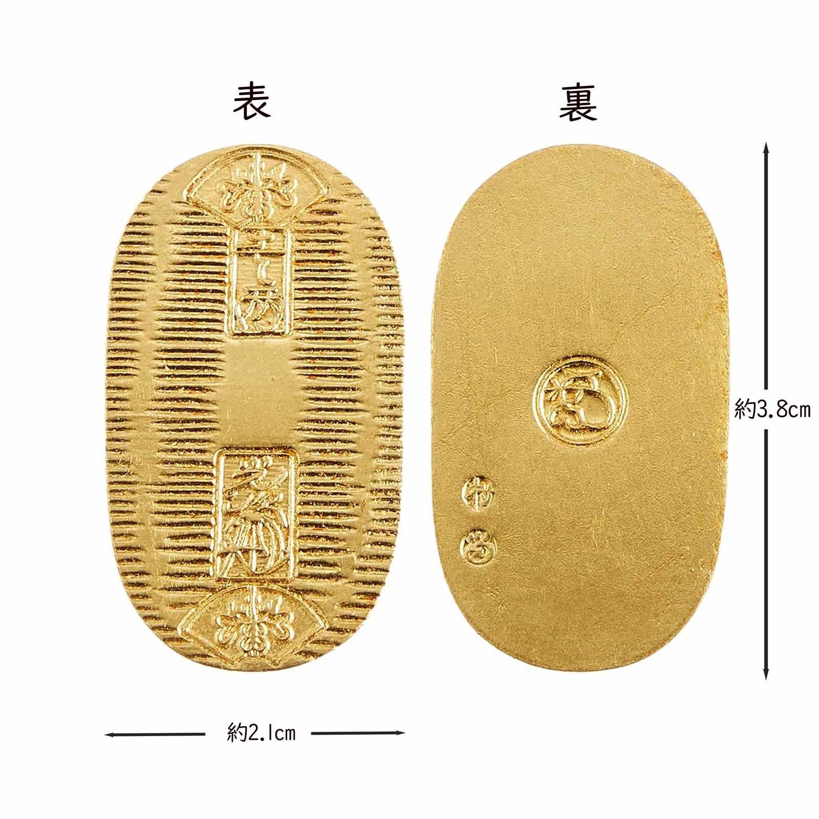 金箔 開運小判 金箔工芸品 ｜【公式】模造刀・居合刀の専門店「忍屋」