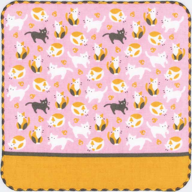 ミヤコレ 町娘のハンカチーフ 猫に鈴-商品画像