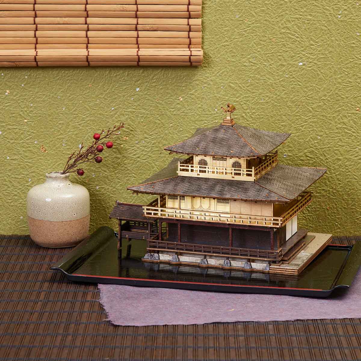 Wooden Art ki-gu-mi 金閣寺 カラー Ver. – 多組（TAKUMI）公式