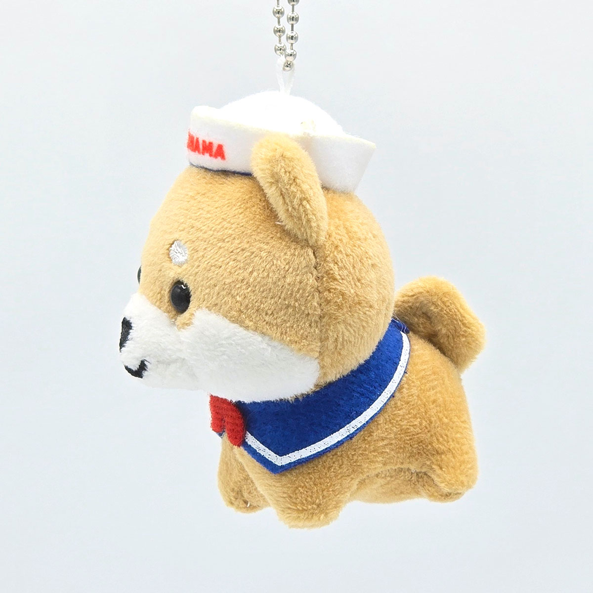 旅するマメしば 横浜 セーラー ぬいぐるみボールチェーンキーホルダー-商品画像