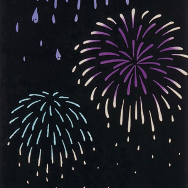 注染手ぬぐい 骨酒花火こつざけはなび 無常 日本製-商品画像