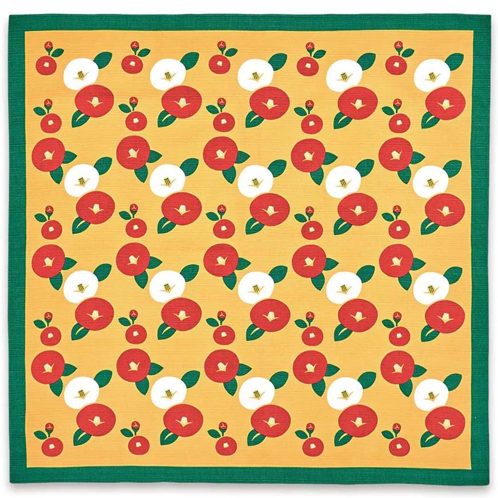 ミヤコレおかみさんの大風呂敷 椿つばき-商品画像