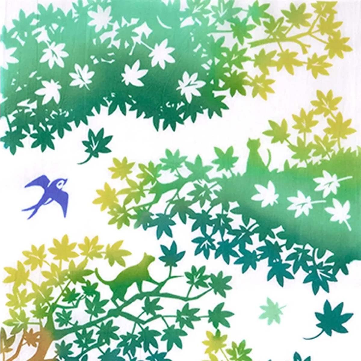 注染手ぬぐい 富士見青紅葉 夏の風物詩 日本製-商品画像