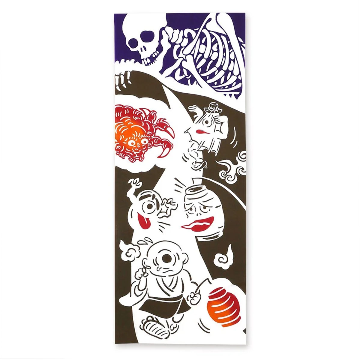 注染手ぬぐい 夏の風物詩 妖怪肝試し 日本製-商品画像